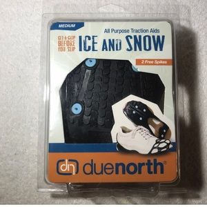 NEW DueNorth All Purpose Traction Aid for Shoes and Boots MEDIUM